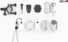 A collection of accessories for a sport camera, laid out on a white and light gray background. Náhľad obrázku produktu