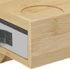 Relaxdays Nachttisch klemmbar, 2er Set, Bambus, HxBxT: 14 x Produktbild-Vorschau 7