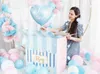 Folienballon Herz mit Schriftzug Mom to Be 35cm blau Produktbild-Vorschau 1