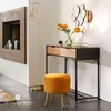 Sitzhocker SOLARO mit Beinen, senfgelb Produktbild-Vorschau 5