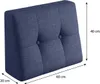 Lermowood Kissen „Verona“ für Palettenmöbel 60x40 Blau – Produktbild-Vorschau 2