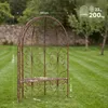 CLP Gartenpavillon aus Eisen halbrund Rosie, Halbpavillon Produktbild-Vorschau 2