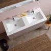 Mobile bagno 120 cm con due cassetti e doppio lavabo | Anteprima dell’immagine prodotto 4