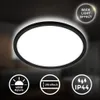 Plafonnier LED ultrafin salle de bain 290mm rond 18W 2400lm Voir les images du produit 2