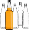 A group of glass bottles, one filled with amber liquid and the others empty, arranged against a white background. Produktbild-Vorschau