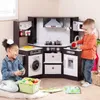 COSTWAY cucina per bambini in legno, cucina da gioco con Anteprima dell’immagine prodotto 2