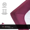 Müskaan Jersey Spannbettlaken 120x200 - 130x200 cm bordeaux Produktbild-Vorschau 2