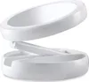 A white, foldable makeup mirror with LED lights. Náhľad obrázku produktu