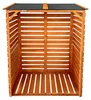 Lendo Online Abri à Bûches Extérieur 118×59×158 Bois Marron Voir les images du produit 1