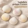Nahaufnahme natürlich gerippter Herzmuscheln, jede Muschel ein Unikat Produktbild-Vorschau