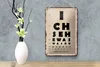 Blechschild Spruch 12x18cm ich sehe was du nicht siehst Produktbild-Vorschau 4