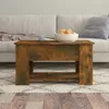 vidaXL Couchtisch Räuchereiche 79x49x41 cm Holzwerkstoff Produktbild-Vorschau 3