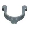 A gray plastic drain hose holder for a washing machine, shown against a white background. Produktbild-Vorschau