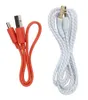 Two cables are shown against a white background. One is orange and the other is white with a grey pattern. Anteprima dell’immagine prodotto
