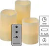 LED Dekoration – 3x Wachskerze, 3x 3x AAA, Innen, Vintage, Fernbedienung Produktbild-Vorschau