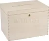 Personalisierbare Kartenbox aus Naturholz im rustikalen Produktbild-Vorschau 1