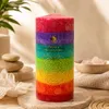 Chakra Kerze für Harmonie und Balance, 7 Farben, bis zu 60h Produktbild-Vorschau 3