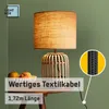 Bambus Tischlampe mit Textilschirm Produktbild-Vorschau 6