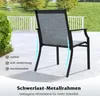 COSTWAY 2er Set Gartenstühle, Terrassenstühle, Balkonstühle Produktbild-Vorschau 5