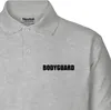 Huuraa Damen Polo Shirt Bodyguard Schriftzug XL Sport Grey Produktbild-Vorschau 2