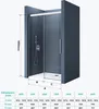 doporro Porte de Douche Coulissante 130x195cm pour Niche Voir les images du produit 7