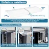 YZNAHRE Vordach für Haustür 80x50 cm Überdachung Haustür Produktbild-Vorschau 4