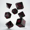 Q-Workshop Black & Red Classic RPG Dice Set Produktbild-Vorschau 1