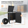 ML-Design Mülltonnenbox 2er, Mülltonnenverkleidung für 2 Produktbild-Vorschau 3