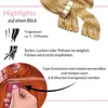 hair2heart Tape Extensions Echthaar Gewellt - 10 Tapes 2.5g Produktbild-Vorschau 5