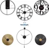 HSXL – Große industrielle Wanduhr aus schwarzem Metall – Produktbild-Vorschau 8