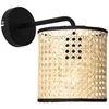Wandleuchte Metall/Rattan 1-flammig Wiley natur HxL 250/165 Produktbild-Vorschau 2