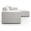 Ecksofa PEDRO L Hellbeige, 267x170 cm, Sofa L-form Breite Produktbild-Vorschau 4