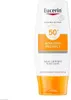 A product shot of a Eucerin sun lotion bottle against a white background. Podgląd zdjęcia produktu