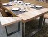 Esstisch Eiche Baumkante Lamelle 200x100cm  U-Gestell Produktbild-Vorschau 1