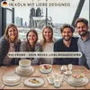 SÄNGER Steingut Geschirrset Rio Creme, Tafelservice 12 Produktbild-Vorschau 6