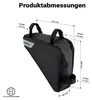 Wiltec Rahmentasche Dreieckstasche 23 x 6 x 20 cm mit 1,5 l Produktbild-Vorschau 3