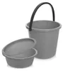 Wiadro z miską i pokrywką 5 / 13l 3 el. Podgląd zdjęcia produktu 1