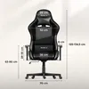 FAUTEUIL DE GAMING Chaise de bureau pivotante et réglable Voir les images du produit 4