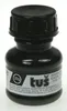 A black bottle of drawing ink with a label. Anteprima dell’immagine prodotto