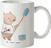 Mr. & Mrs. Panda Bedruckte Tasse Maler Herz - Weiß - Produktbild-Vorschau 1