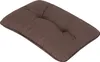 A brown tufted cushion on a white background. Náhled obrázku produktu
