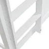 A close-up view of the white wooden structure of a bunk bed ladder. Produktbild-Vorschau