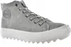 A single gray high-top sneaker with a white sole and laces, shown from a side angle against a white background. Náhľad obrázku produktu