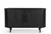 Kommode Schwarz - Mangoholz - 140x45x76cm - Kommode Merel - Produktbild-Vorschau 4
