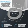 SANILO® WC-Sitz mit Absenkautomatik und Schnellverschluss Produktbild-Vorschau 4