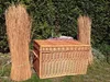 Skrzynia z wikliny 70 cm z płaską pokrywą na zawiasach, Podgląd zdjęcia produktu 3