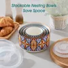 VANCASSO - Lot de 4 boîtes de conservation en porcelaine Voir les images du produit 5