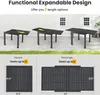 KOMFOTTEU Gartentisch ausziehbar für 4-6 Personen, Esstisch Produktbild-Vorschau 4