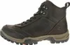 Side view of a brown leather hiking boot. Produktbild-Vorschau