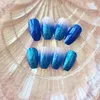 Mittelgroße Sargnägel zum Aufdrücken, blaue Produktbild-Vorschau 4